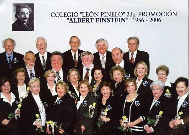 Colegio León Pinelo segunda generacion Albert Einstain 1956 2006