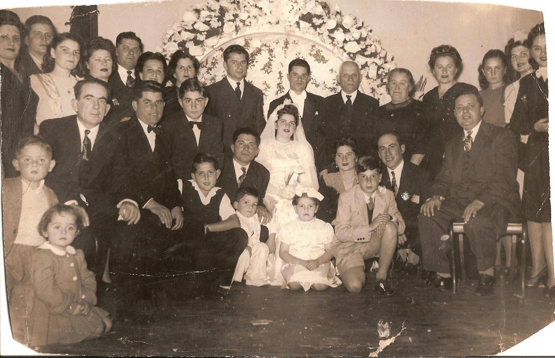 Matrimonio Moisés Wolfenson/Maña Zwilich, Lima, Peru, Agosto 1946